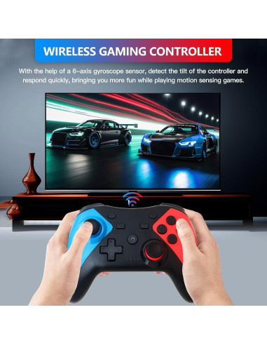 Controlador Pro Inalámbrico Bedaily para Nintendo Switch