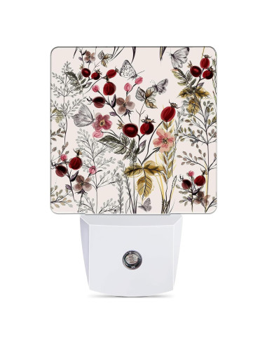 Luz Nocturna Enchufable Jopowide con Sensor de Luz Vintage