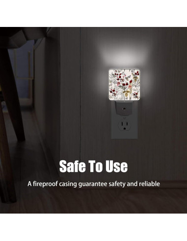 Luz Nocturna Enchufable Jopowide con Sensor de Luz Vintage