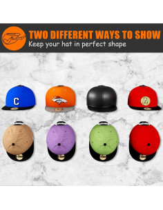 Ganchos Adhesivos para Sombreros Niunuerga - 24 Unidades, Negro 2