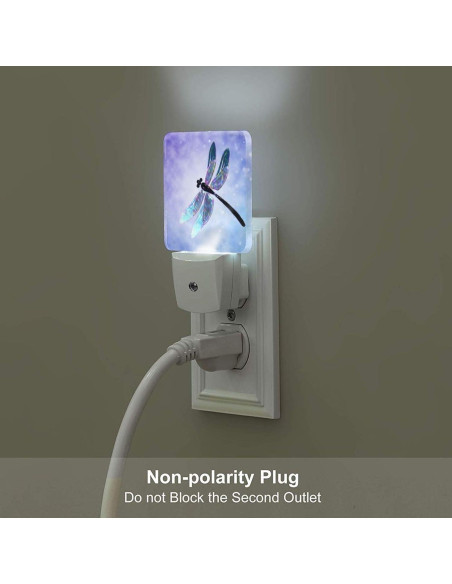 Lámpara LED Nocturna Yobvec Libélula 0.5W Enchufable