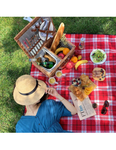 Cesta de Picnic ZORMY para 2 Personas con Compartimento Aislado 2