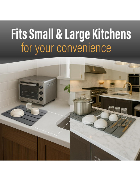 Alfombrilla de Secado Plegable VeriGoods 30x40cm Diatomita Alfombrilla de Secado Plegable VeriGoods 30x40cm Diatomita