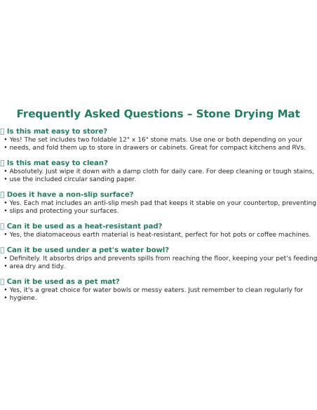 Alfombrilla de Secado Plegable VeriGoods 30x40cm Diatomita Alfombrilla de Secado Plegable VeriGoods 30x40cm Diatomita