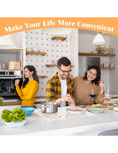 Alfombrilla de Secado de Piedra Diatomácea FVNANL 61x41 cm Blanca