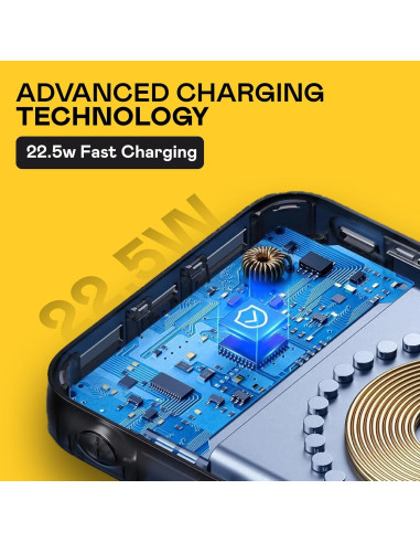 Cargador Portátil RARTECH 10000mAh Carga Rápida 22.5W USB-C