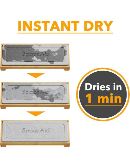 Caddy de Secado Rápido SpaceAid para Fregadero - Bambú Gris