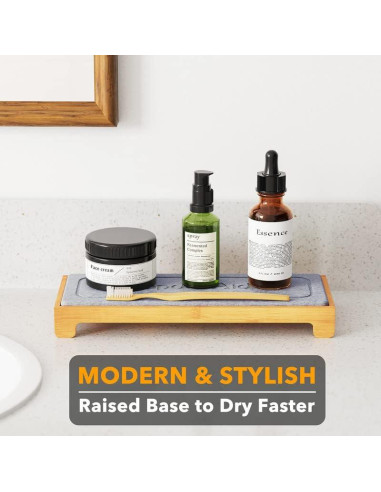 Caddy de Secado Rápido SpaceAid para Fregadero - Bambú Gris