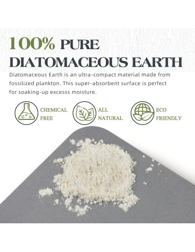 Alfombrilla de Secado de Piedra Diatomácea AOTASO 30x40 cm