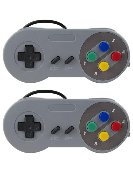 Paquete de 2 Controladores USB Gamepad USonline911 para PC y Mac