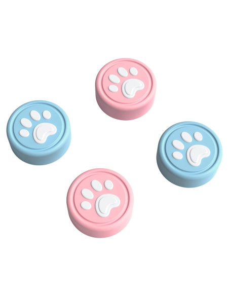 Tapas de Agarre JINGDU para Joy-Con Switch Rosa 4 Piezas Tapas de Agarre JINGDU para Joy-Con Switch Rosa 4 Piezas