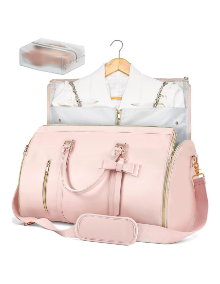 Bolsa de Ropa de Viaje STHMEOOHT Rosa 52.1x25.4x31.8 cm