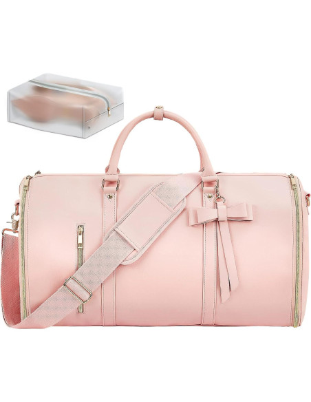 Bolsa de Ropa de Viaje STHMEOOHT Rosa 52.1x25.4x31.8 cm