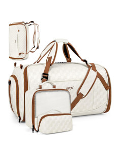 Bolsa de Duffle Convertible IBFUN 4 en 1 50L con Compartimento para Zapatos