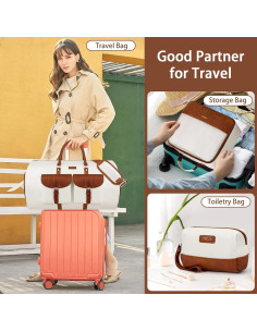 Bolsa Duffle ITIEZY 3 Piezas Ropa Viaje 56L Impermeable 2