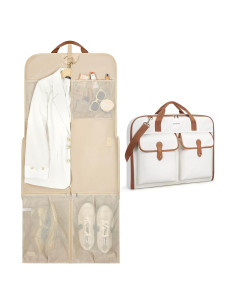 Bolsa de Ropa para Viaje BAGSMART Beige 55.88x44.96cm