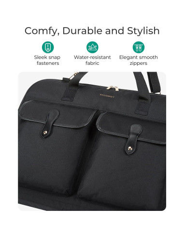 Bolsa de Ropa para Viaje BAGSMART Beige 55.88x44.96cm