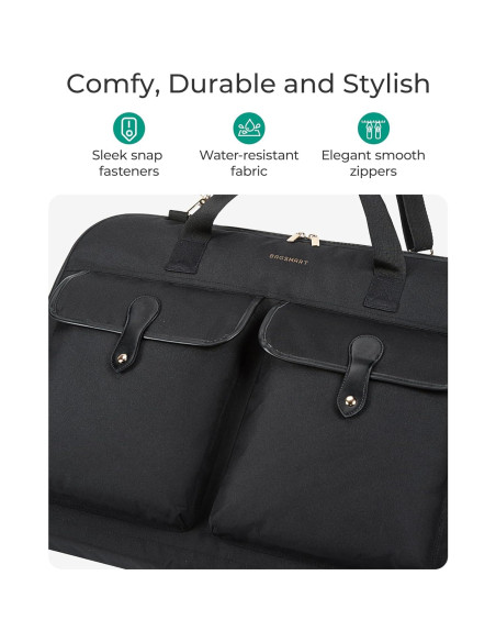 Bolsa de Ropa para Viaje BAGSMART Beige 55.88x44.96cm