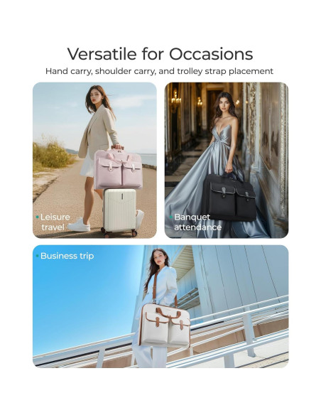 Bolsa de Ropa para Viaje BAGSMART Beige 55.88x44.96cm