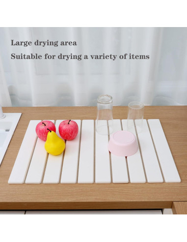 Alfombrilla de Secado Rápido de Piedra Diatomácea Polpcygne 60x40 cm