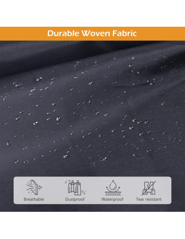 Bolsas de Ropa Larga MISSLO 165 cm Impermeables 2 Paquetes