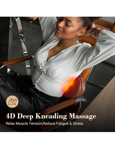 Cojín de Masaje Shiatsu Inalámbrico CuPiLo con Calor 36.4cm