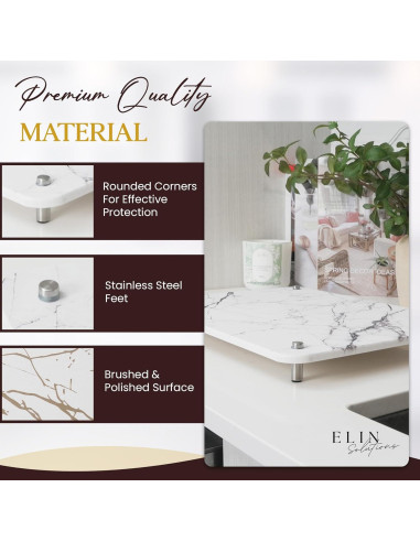 Piedra de Secado Diatomácea Elin Solutions 39.9x30cm Gris