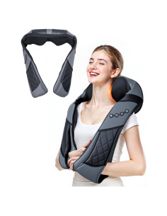 Masajeador Eléctrico de Cuello y Espalda Shiatsu Ceamorfco con Calor