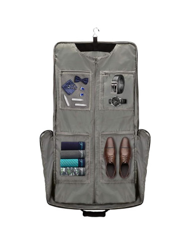 Bolsa de Traje Modoker Negra con Correa de Hombro 106.68x55.88cm