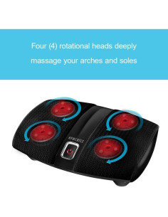 Masajeador de pies Shiatsu Select HoMedics con calor 35x28cm 2