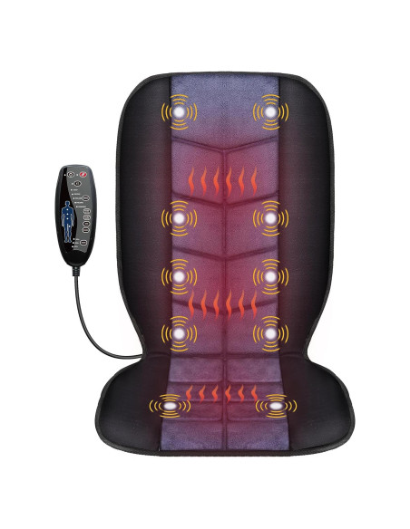 Almohadilla de Masaje CILI CL-2613 con Calor y 10 Motores