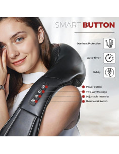 Masajeador de Cuello y Espalda URSMILEKIT 4D con Calor 2