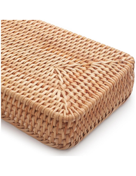 Bandeja de baño DECRAFTS de ratán natural 41.5x15.5x5 cm