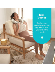 Masajeador de Cuello Shiatsu Homedics NMS-390 con Calor 2