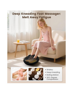 Masajeador de Pies Shiatsu COMFIER CF-5425 con Calor, Talla 48 2