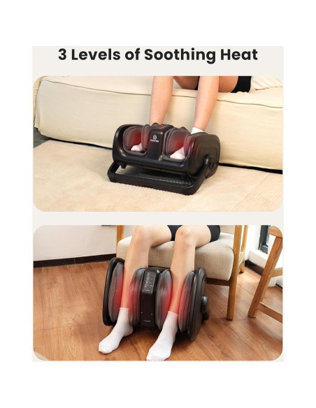 Masajeador de Pies Shiatsu COMFIER CF-5416 con Calor y Compresión