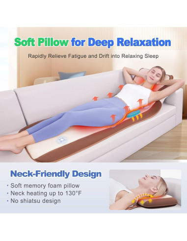 Alfombrilla de Masaje Completo Comrelax HY-8832 con Calor