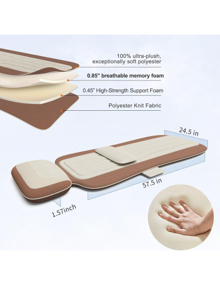 Alfombrilla de Masaje Completo Comrelax HY-8832 con Calor