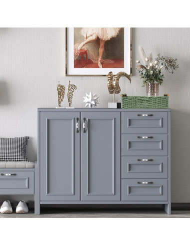 Cesta de Almacenamiento Hecha a Mano STOBSK Verde 36.8x16.8x9.5 cm