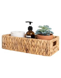 Cesta de Almacenamiento de Mimbre StorageWorks 36.2x16.5x9.5cm