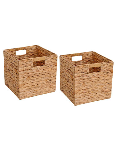 Cesta de Almacenamiento Plegable CXQCMUYE 30.48 cm Mimbre