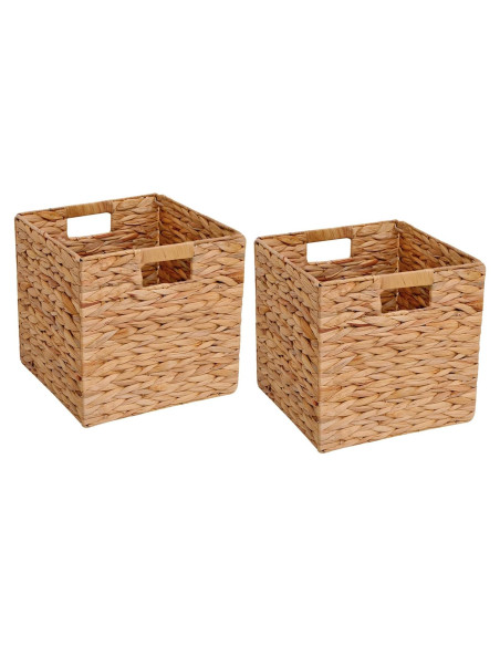 Cesta de Almacenamiento Plegable CXQCMUYE 30.48 cm Mimbre