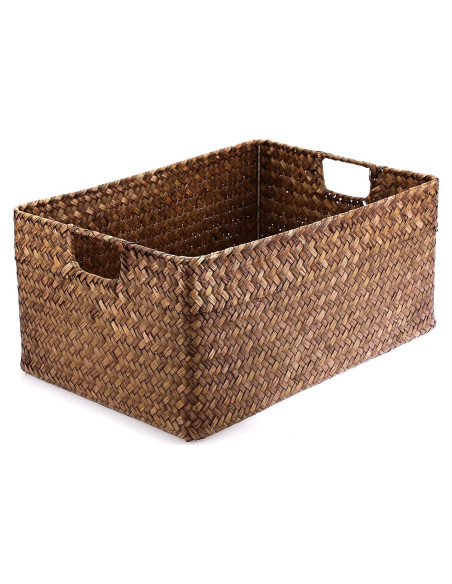 Cesta de Almacenamiento Hipiwe de Hierba Marina 41x30cm