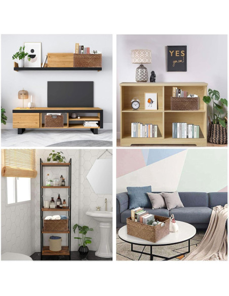 Cesta de Almacenamiento Hipiwe de Hierba Marina 41x30cm