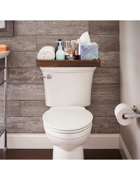 Bandeja de Baño Sumnacon de Ratán 41.5x15x4.7cm Marrón