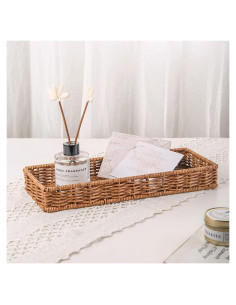 Bandeja de baño MODOGA de ratán imitado 35.1x13.5 cm