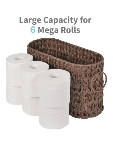Canasta de Almacenamiento de Papel Higiénico GRANNY SAYS 6 Rollos
