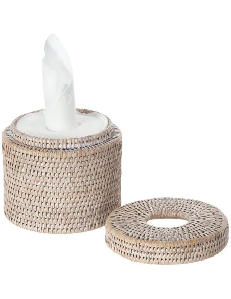 Cubierta de Rollo de Papel Higiénico Kouboo Lavado Blanco