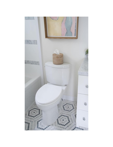 Cubierta de Rollo de Papel Higiénico Kouboo Lavado Blanco