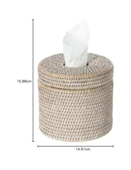 Cubierta de Rollo de Papel Higiénico Kouboo Lavado Blanco